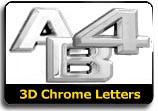 3D Chrome Lettering