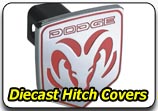 Die Cast Chrome Hitch Covers