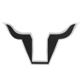 Black Bull Bully Stainless Steel 3d Design Emblem
